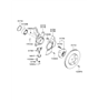 Diagram for Hyundai Brake Dust Shield - 51756-2E000