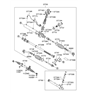 Diagram for Hyundai Steering Gear Box - 57700-1F000