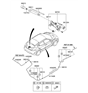 Diagram for Hyundai Wiper Blade - 98850-2V000