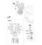 Diagram for Hyundai Veloster Engine Oil Cooler - 26410-2B710