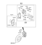 Diagram for Hyundai Veloster Brake Pad Set - 58101-2VA50