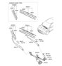 Diagram for Hyundai Wiper Arm - 98310-2V000
