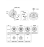 Diagram for Hyundai Veloster Spare Wheel - 52910-2T300