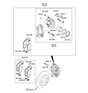 Diagram for Hyundai Veloster Brake Pad Set - 58101-2VA10