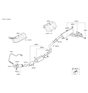 Diagram for Hyundai Exhaust Pipe - 28710-2V300