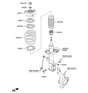 Diagram for Hyundai Shock Absorber - 54651-2V930