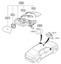 Diagram for Hyundai Side Marker Light - 87623-C1000