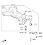 Diagram for Hyundai Front Cross-Member - 62405-C1050