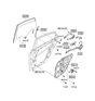 Diagram for Hyundai Window Run - 83530-3Q000