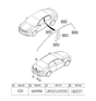 Diagram for Hyundai Emblem - 86310-3S000