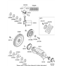 Diagram for Hyundai Crankshaft Gear - 23121-2G580