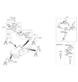 Diagram for Hyundai Door Lock Cylinder - 81970-3SA00