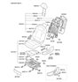 Diagram for Hyundai Seat Cover - 88160-3Q000-Y3Y
