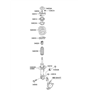 Diagram for Hyundai Shock Absorber - 54651-3Q623