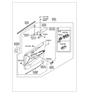 Diagram for Hyundai Armrest - 82710-3Q050-RY