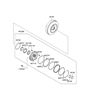 Diagram for Hyundai Torque Converter - 45100-3BGD0