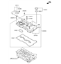 Diagram for Hyundai Valve Cover Gasket - 22441-2G670