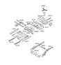 Diagram for Hyundai Floor Pan - 65513-3Q010