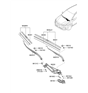 Diagram for Hyundai Wiper Blade - 98360-1W050