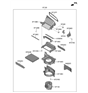 Diagram for Hyundai Ioniq Air Filter - 97133-K4000