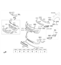 Diagram for Hyundai Fog Light - 92202-4Z000
