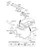 Diagram for Hyundai Wiper Arm - 98811-2W000