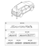 Diagram for Hyundai Emblem - 86315-4Z000