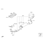 Diagram for Hyundai Exhaust Pipe - 28650-4Z500
