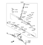 Diagram for Hyundai Steering Gear Box - 56500-4Z000