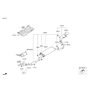 Diagram for Hyundai Exhaust Pipe - 28710-4Z500