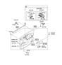 Diagram for Hyundai Mirror Switch - 93573-2S100