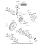 Diagram for Hyundai Rod Bearing - 23060-2G120