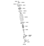 Diagram for Hyundai Shock Absorber - 54660-0W550