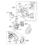 Diagram for Hyundai Brake Dust Shield - 58251-2P500