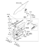 Diagram for Hyundai Armrest - 82350-3K010-QD