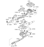 Diagram for Hyundai Exhaust Seal Ring - 28764-4D250