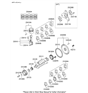 Diagram for Hyundai Rod Bearing - 23060-26640