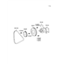 Diagram for Hyundai Drive Belt - 25212-26000