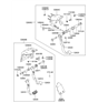 Diagram for Hyundai Brake Light Switch - 93810-25300