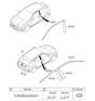 Diagram for Hyundai Emblem - 86321-J3000