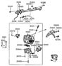 Diagram for Hyundai Elantra Throttle Position Sensor - 35102-33000