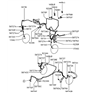 Diagram for Hyundai Hydraulic Hose - 58732-28000