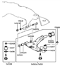 Diagram for Hyundai Ball Joint - 54503-31600