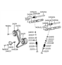 Diagram for Hyundai Timing Belt - 24312-33160
