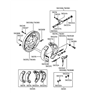 Diagram for Hyundai Wheel Cylinder Repair Kit - 58301-33A00