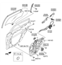 Diagram for Hyundai Window Run - 83540-C2000