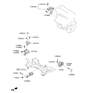 Diagram for Hyundai Engine Mount Bracket - 21810-C1020