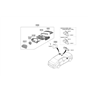 Diagram for Hyundai Car Mirror - 87620-C2000