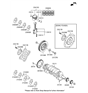 Diagram for Hyundai Crankshaft Gear - 23121-2GGA1