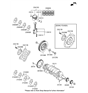 Diagram for Hyundai Crankshaft - 23111-2G230
